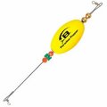 Pradco Lures Bomber Paradise Popper Xtreme, Oval - Yellow BSWPPOY